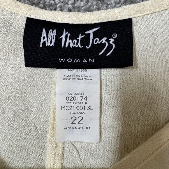 All That Jazz Dress Womens 22 Floral Sleeveless Midi Tank Vintage Set - Picture 7 of 16